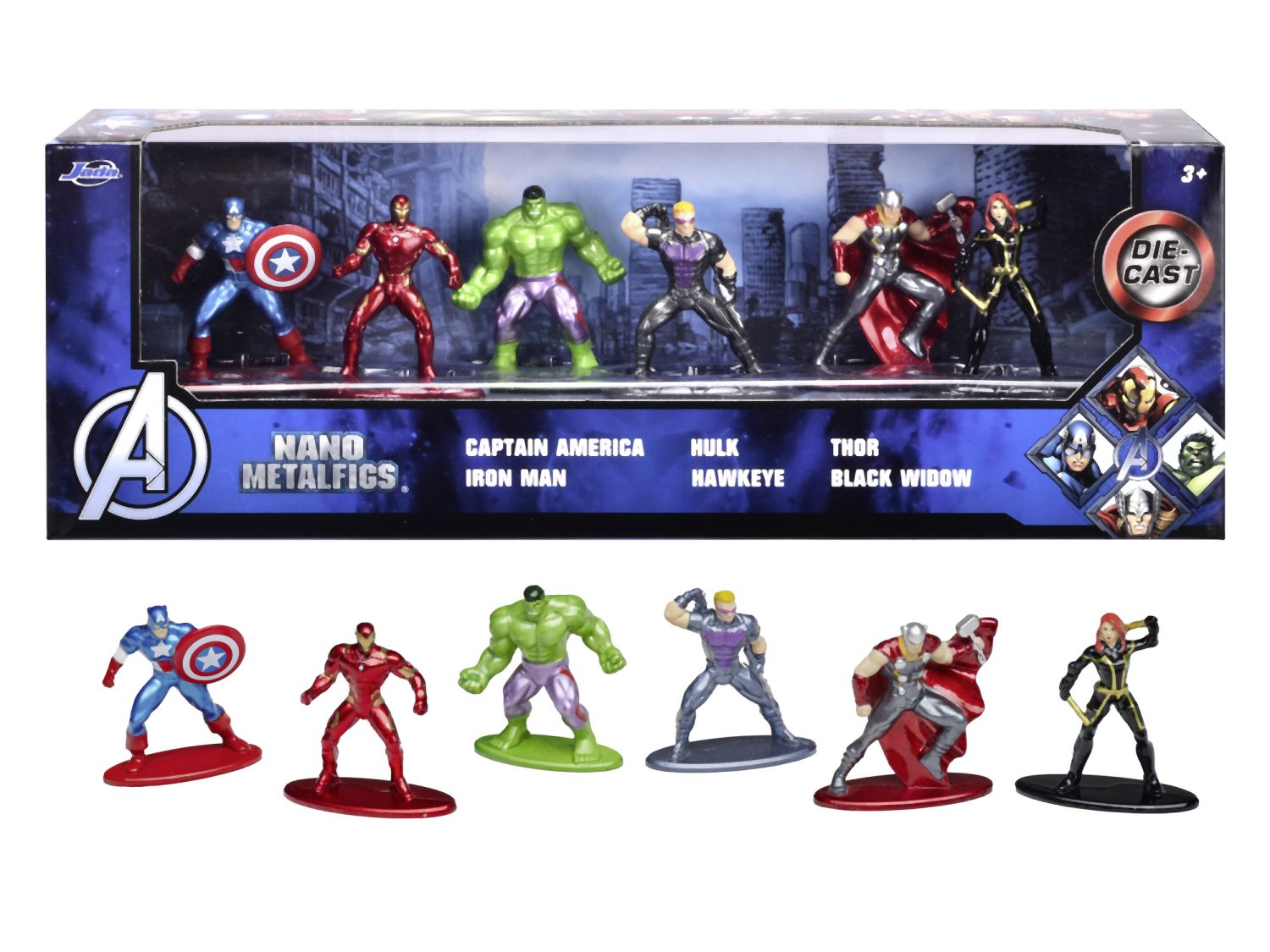 Marvel Avengers figurky 1,65", sada 6 ks